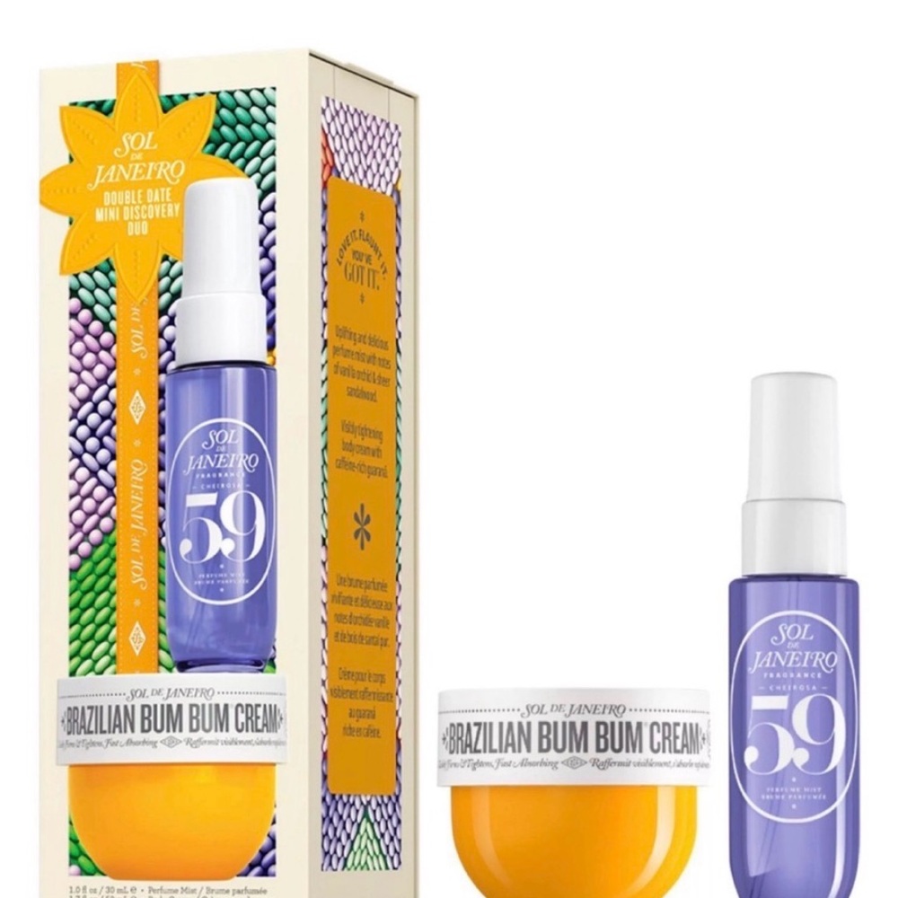 Sol de Janeiro Brazilian Bum Bum Cream 1.7oz & Cheriosa 59 Fragrance Mist 1 oz